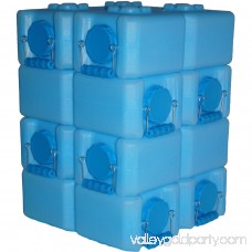 WaterBrick Storage Container, 3.5 Gal, 8-Pack 555730143